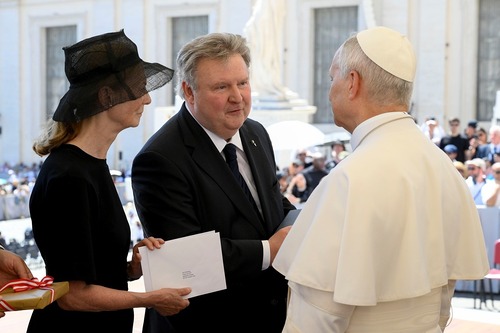 Bürgermeister Ludwig lädt Papst nach Wien ein / Vatican Media Bürgermeister Ludwig lädt Papst nach Wien ein